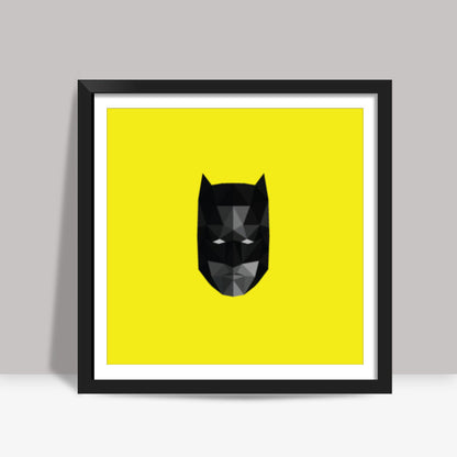 Batman low poly Square Art Prints