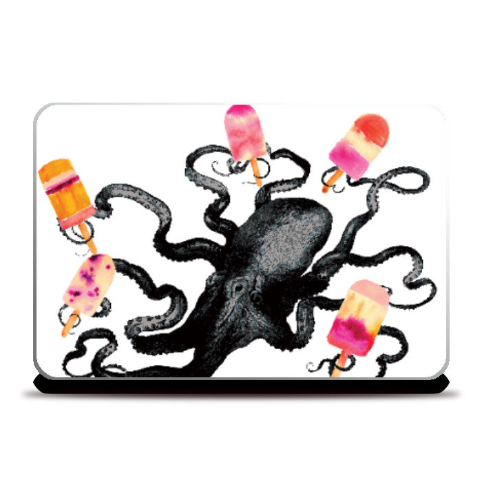 Laptop Skins, Ice Cream Monster Laptop Skin | Lotta Farber, - PosterGully