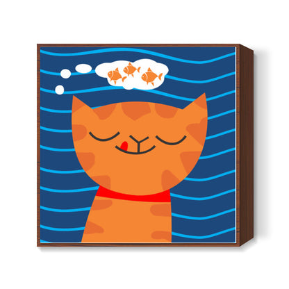 Meow Square Art Prints