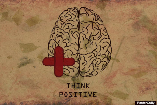 Wall Art, Think Positive Artwork