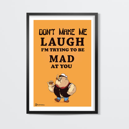 Mad At U Wall Art