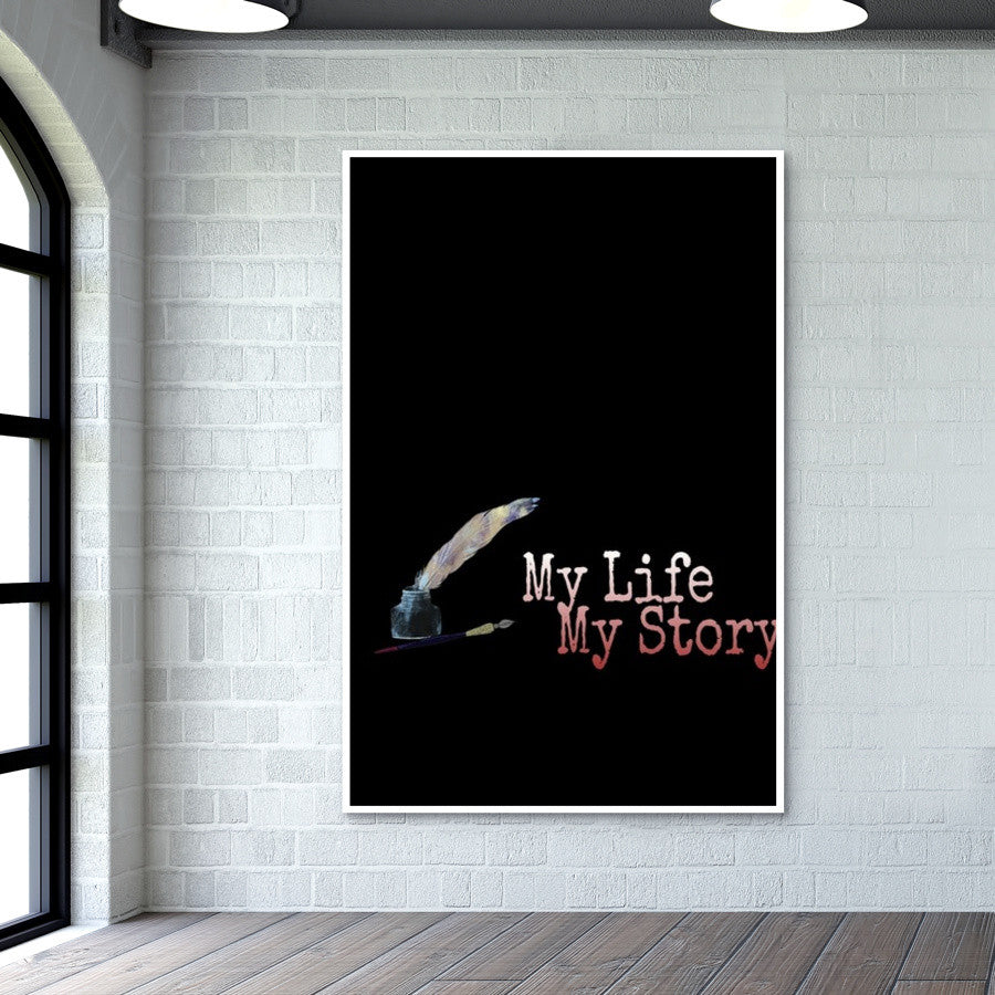 My story Notebook Wall Art