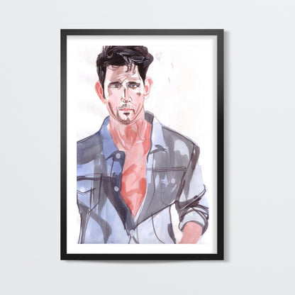 Hrithik Roshan is a dedicated actor Wall Art