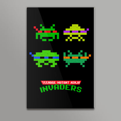 Teenage mutant ninja invaders Wall Art