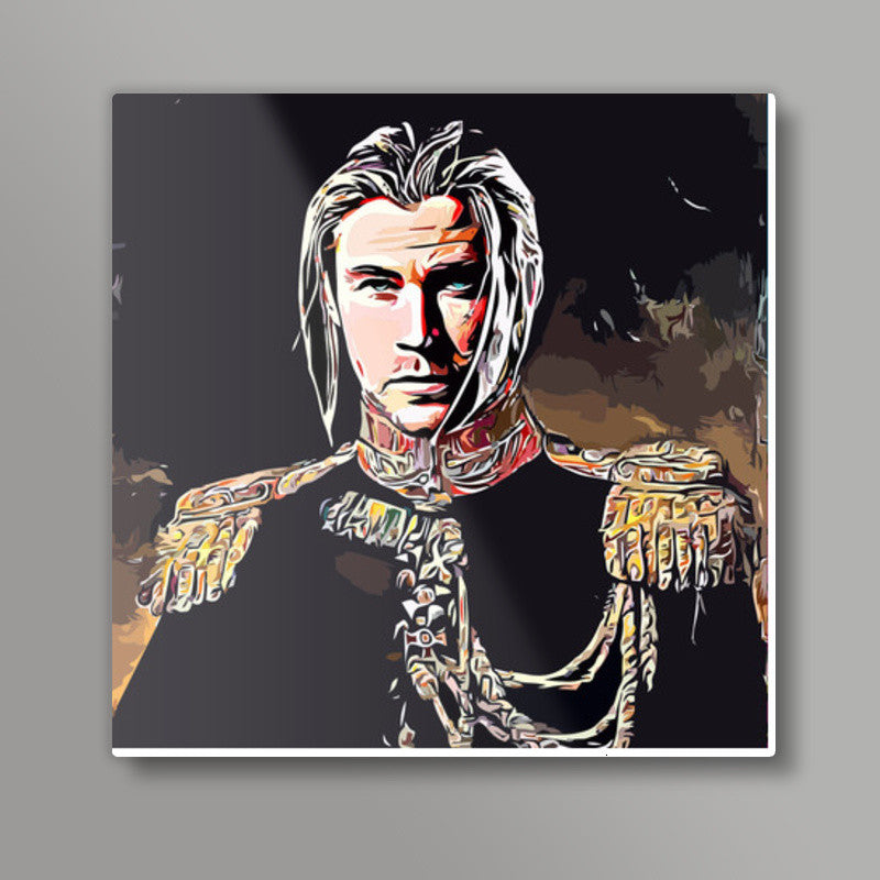 Chris Hemsworth Square Art Prints