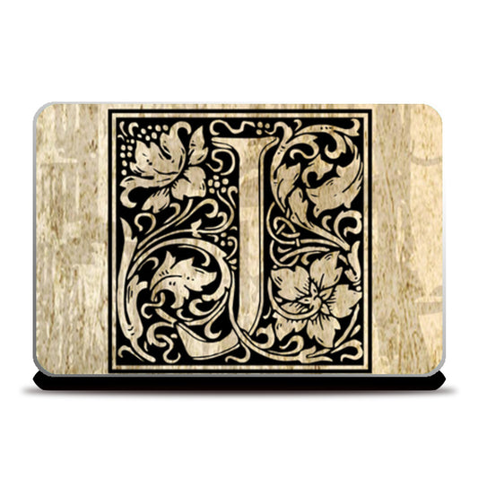 Ornate J Laptop Skins