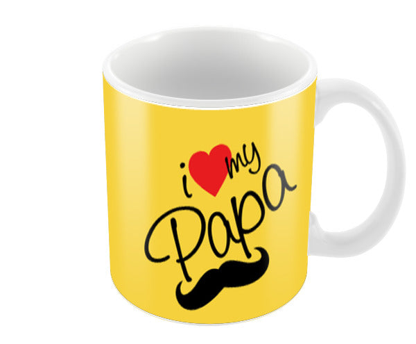 Love Papa Happy Fathers Day Coffee Mugs