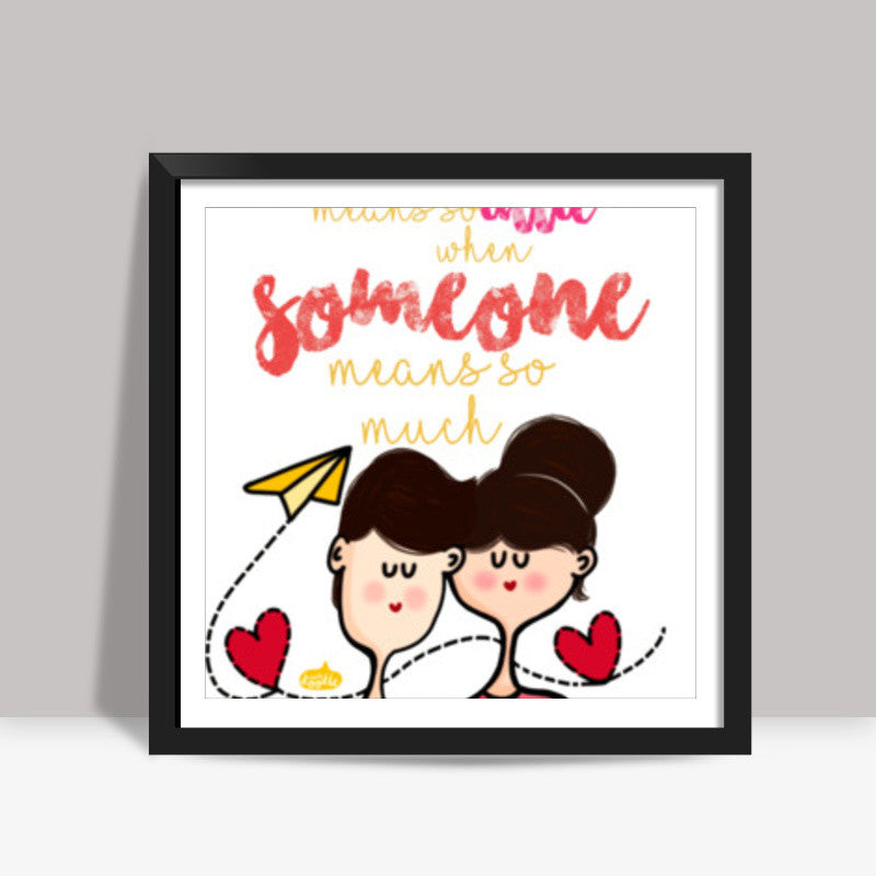 LOVE! Square Art Prints