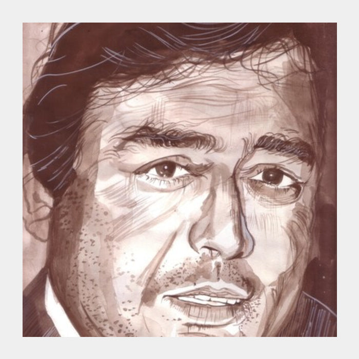 Sanjeev Kumar was truly versatile Square Art Prints