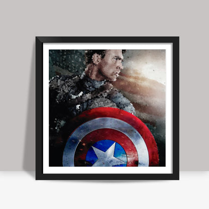 Captain America Square Art Prints