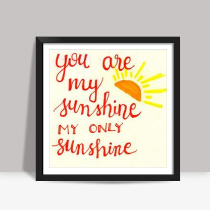 My Sunshine Doodle Square Art