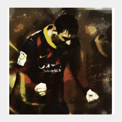 Square Art Prints, Messi. Square Art Prints