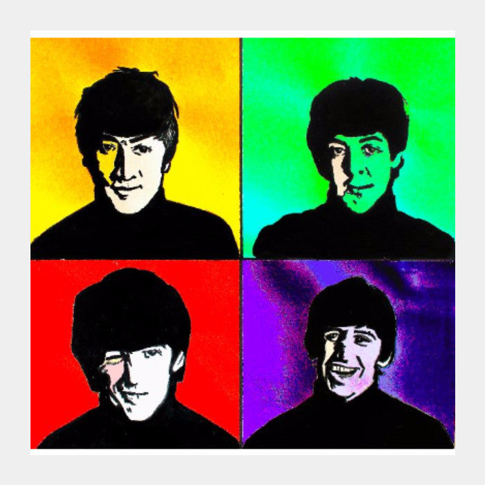 Square Art Prints, The Beatles Square Art | Pritika Uppal, - PosterGully