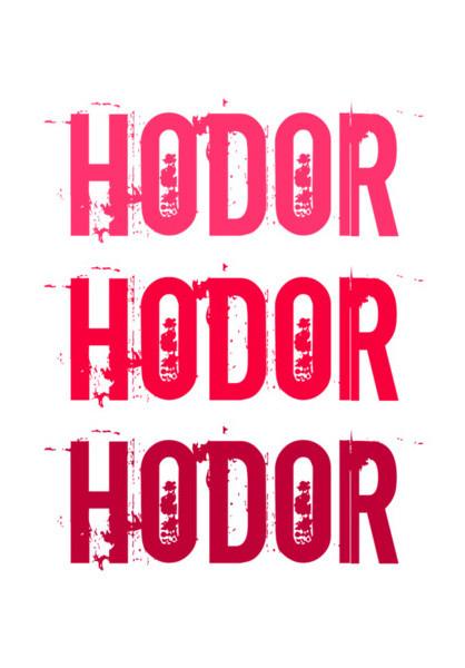 PosterGully Specials, HODOR HODOR HODOR ! Wall Art