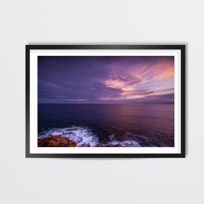 Purple Sea Wall Art