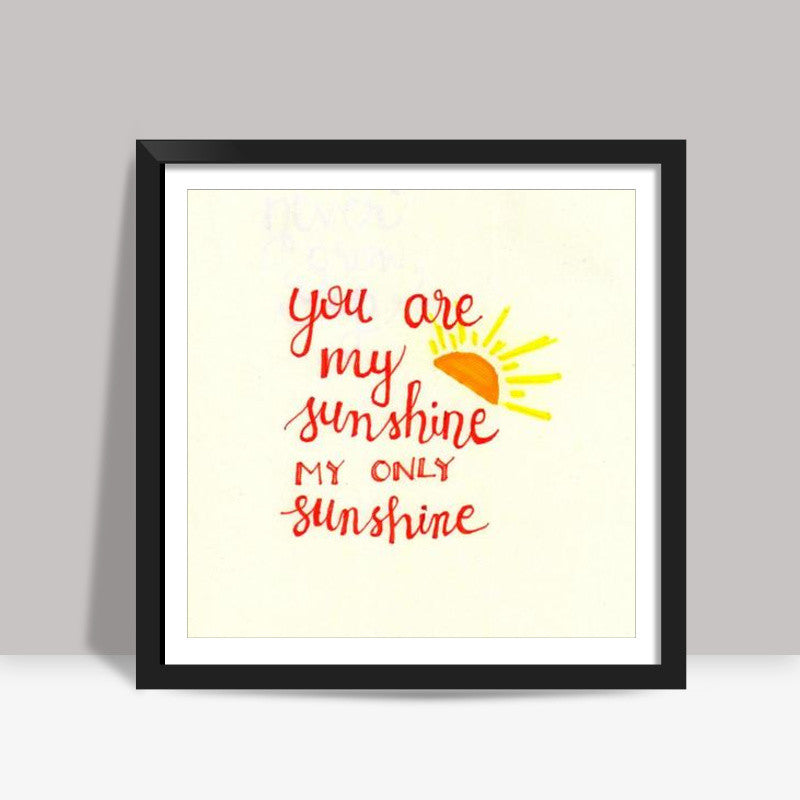 My Sunshine Doodle Square Art