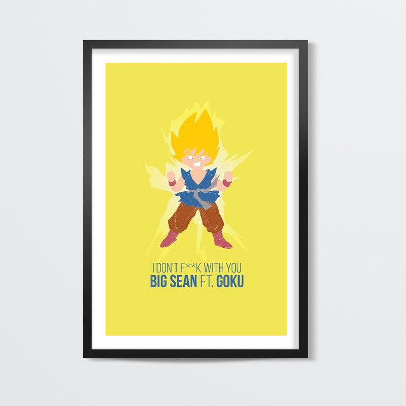 Super Saiyan Baby Goku Dragon Ball Wall Art | Rishabh Bhargava