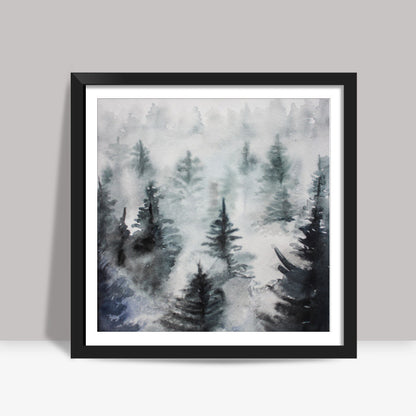 Misty Square Art Prints