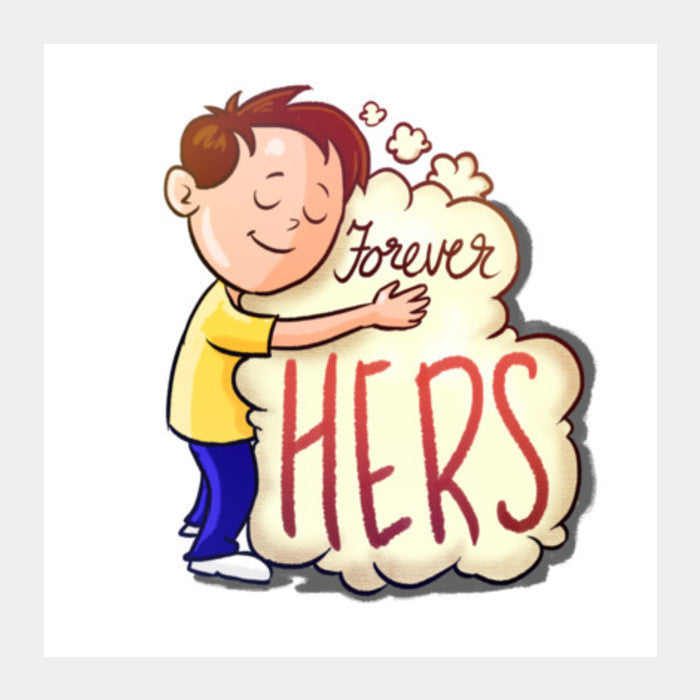 Forever Hers Square Art Prints PosterGully Specials