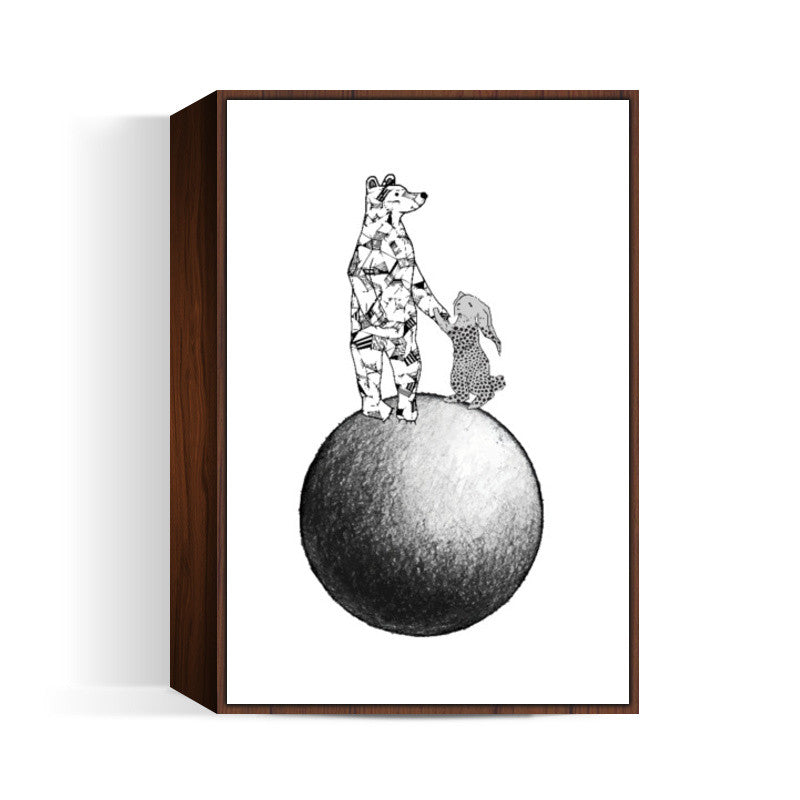 The Moon Rescue Wall Art | Lotta Farber