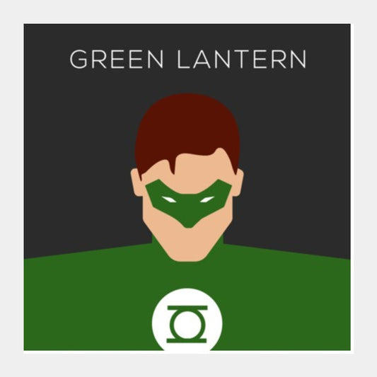 Square Art Prints, Green Lantern Square Art Prints