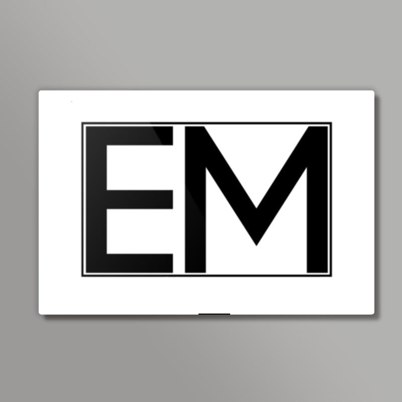 EMINEM | EM | minimal  Wall Art