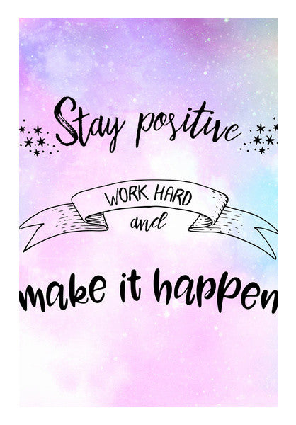 Stay Positive Wall Art