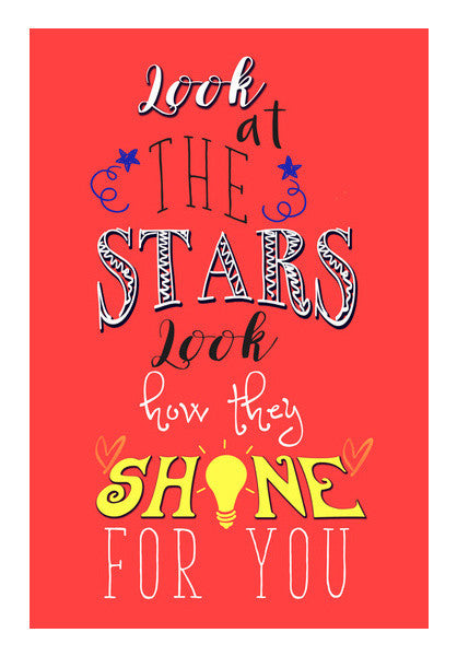 Look At The Stars Art PosterGully Specials