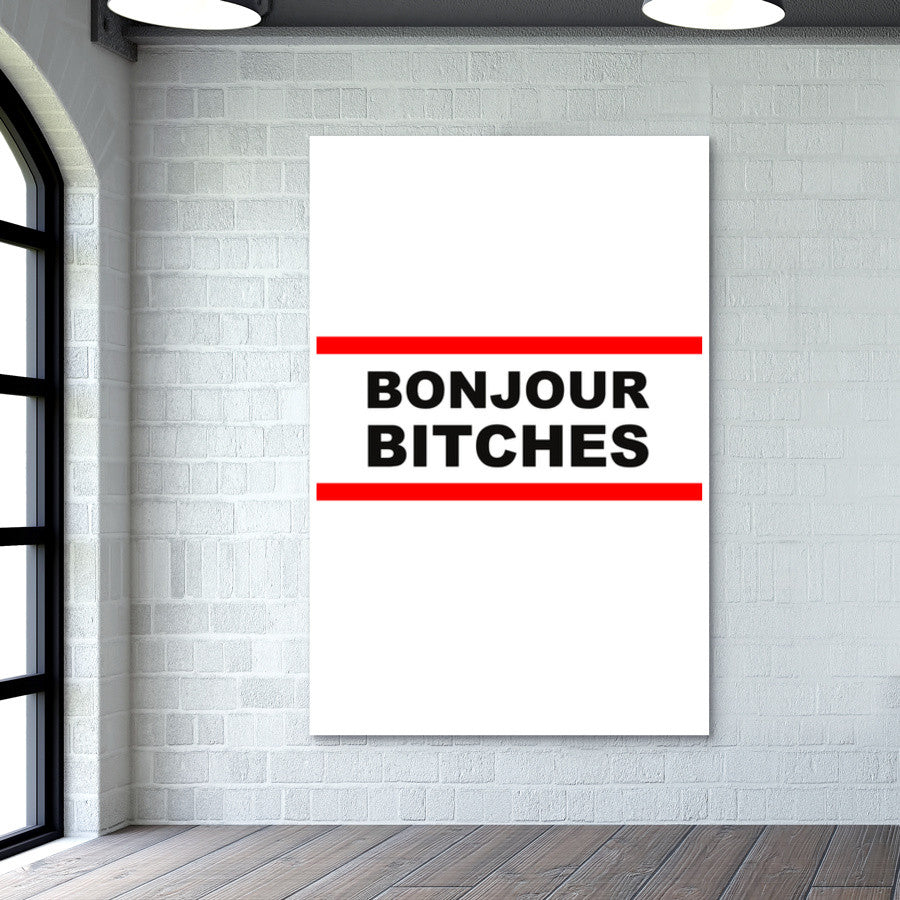 Bonjour Wall Art