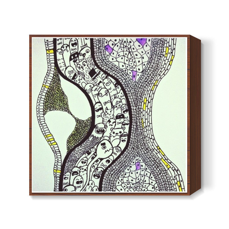 Cells Square Art Prints