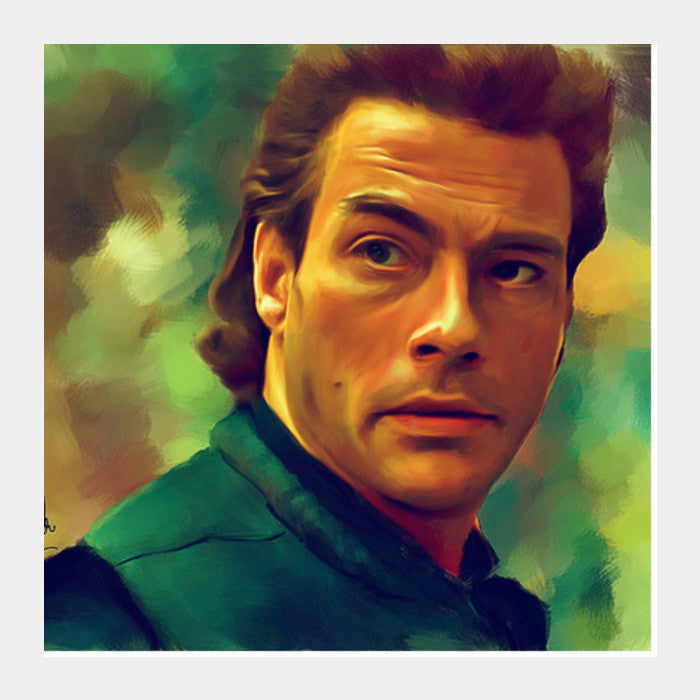 Jean Claude Van Damme Square Art Prints