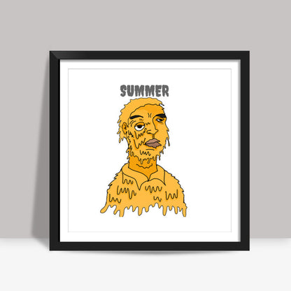 Summer Heat Print Square Art Prints