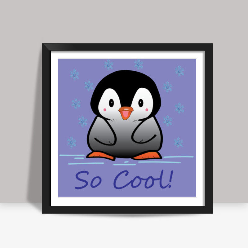 Cute Penguin Square Art | Isha Rathee