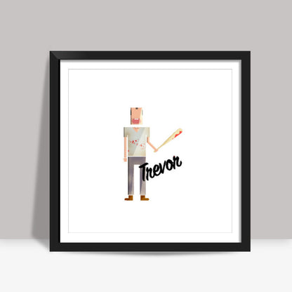 GTA V Trevor Square Art Print