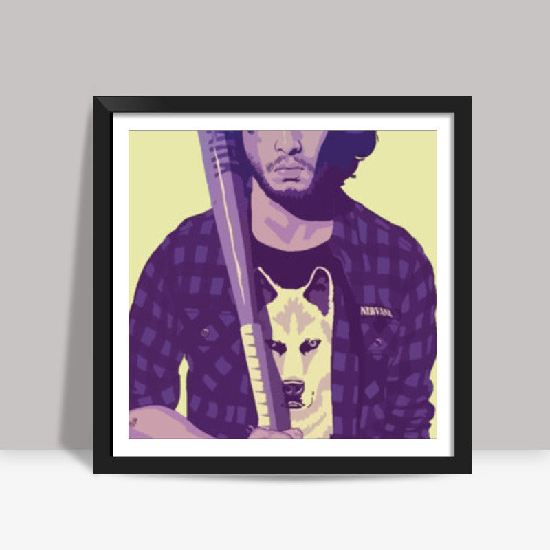 Game of Throne: Jon Snow Square Art Prints