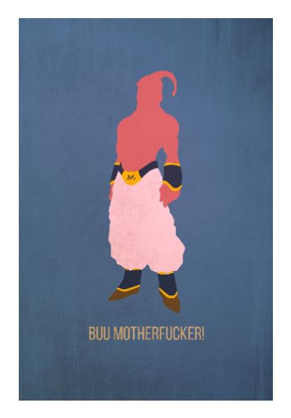 PosterGully Specials, Super Buu (Dragon Ball Wall Art | Rishabh Bhargava | PosterGully Specials, - PosterGully