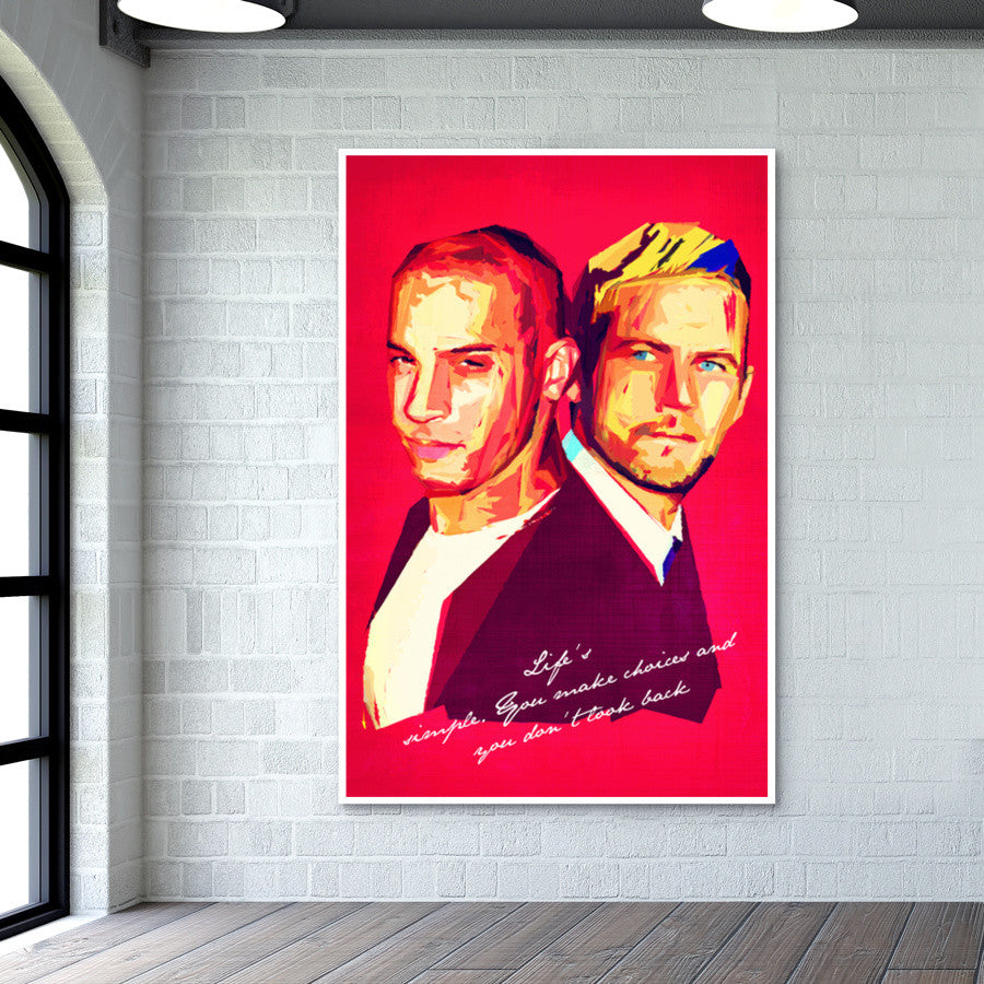 fast and furious fan art Wall Art