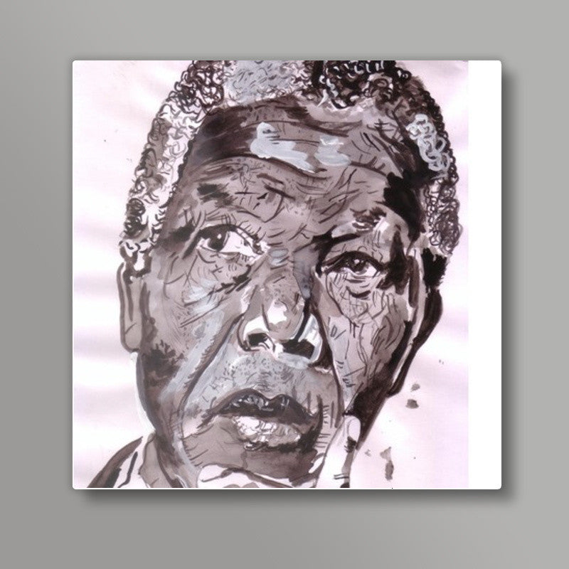 Equality was the only colour that Nelson Mandela could see Square Art Prints