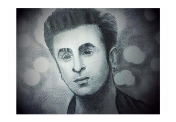 Wall Art, Ranbir kapoor sketch, - PosterGully