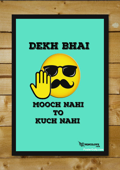 Brand New Designs, Mooch Nahi Light Green Artwork