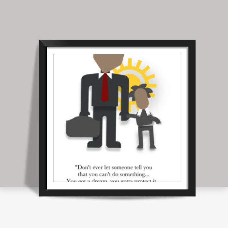 The Pursuit of Happyness | Vertical | Minimal Poster| Will Smith | Inspirational Quotes Square Art Prints