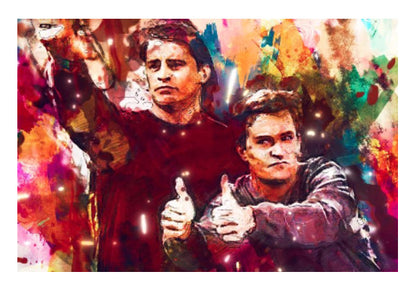 Wall Art, Joey and Chandler Wall Art | Malvika Asher, - PosterGully