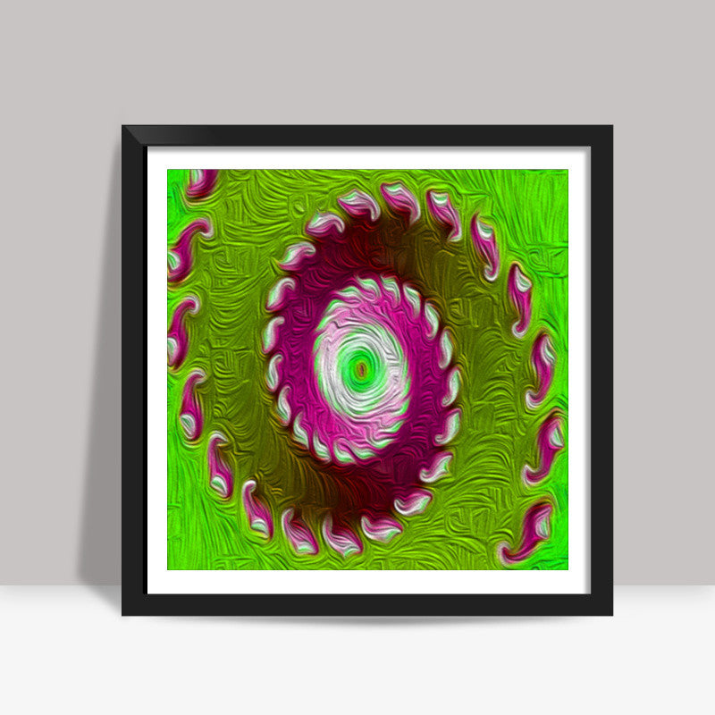 Fractal painting Square Art Prints