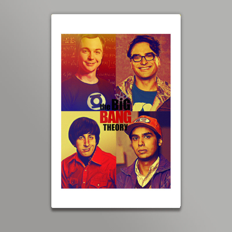 Big Bang Theory Pop Art Wall Art