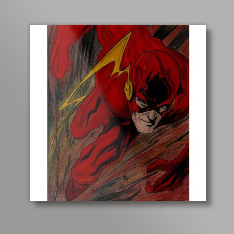 the FLASH Square Art Prints