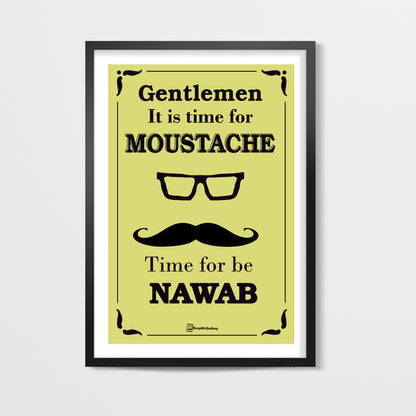 Time for Be NAWAB Wall Art