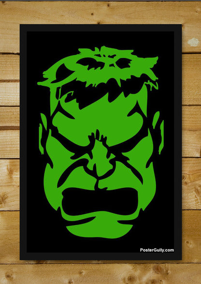 Wall Art, Hulk Minimal Artwork