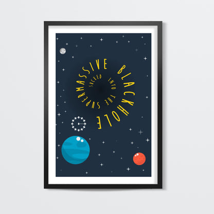 Interstellar Blackhole Wall Art