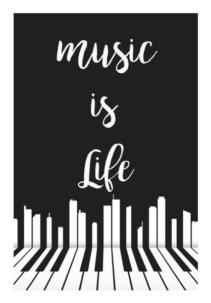 Music Is Life Art PosterGully Specials