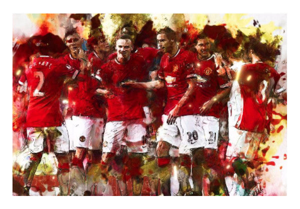 Wall Art, Manchester United 2015 Wall Art | Malvika Asher, - PosterGully